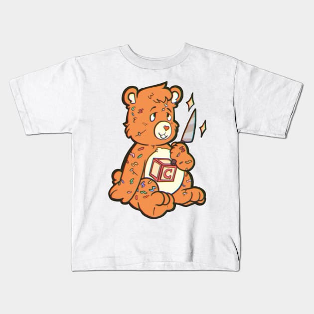 Good Guy Scarebear Kids T-Shirt by Hkasof